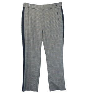 Tommy Hilfiger Plaid‎ Side Stripe Women’s Size 8 Cropped Slacks